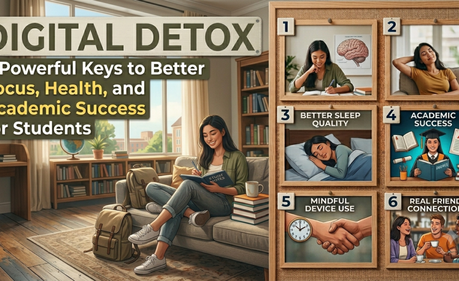 Digital Detox: 6 Powerful Keys to Better Focus, Health, and Academic Success for Students