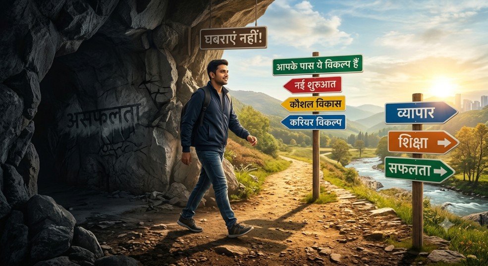 असफल हो गए? घबराएं नहीं, आपके पास ये विकल्प हैं। Be courageous #01