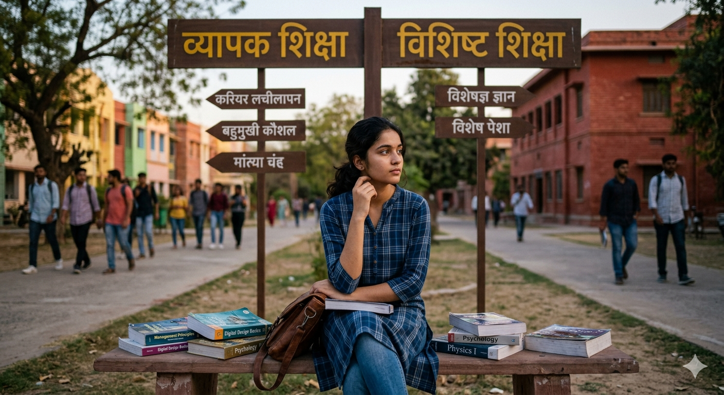 क्या मुझे व्यापक शिक्षा का चयन करना चाहिए या विशिष्ट शिक्षा का? 7 रहस्य: व्यापक या विशिष्ट शिक्षा से उज्ज्वल भविष्य कैसे बनाएं?[ Best opinion for a bright future]