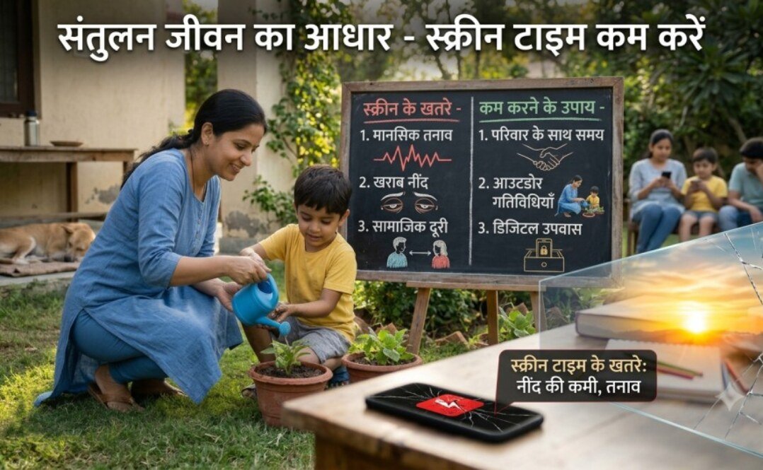 स्क्रीन टाइम कम करने के उपाय – 11 टिप्स और यह क्यों ज़रूरी है | How to reduce screen time of mobile phone – Best Tips