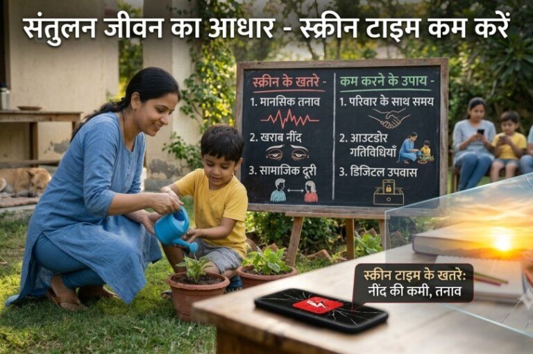 स्क्रीन टाइम कम करने के उपाय – 11 टिप्स और यह क्यों ज़रूरी है | How to reduce screen time of mobile phone – Best Tips