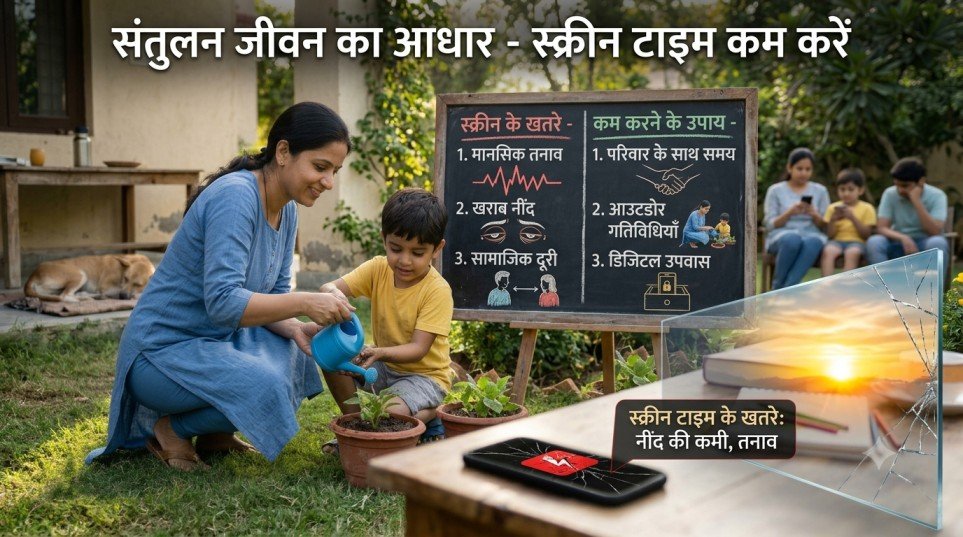 स्क्रीन टाइम कम करने के उपाय – 11 टिप्स और यह क्यों ज़रूरी है | How to reduce screen time of mobile phone – Best Tips