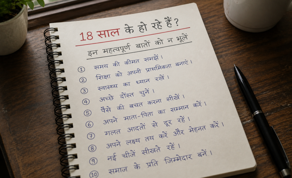18 साल के हो रहे हैं? इन महत्वपूर्ण बातों को न भूलें