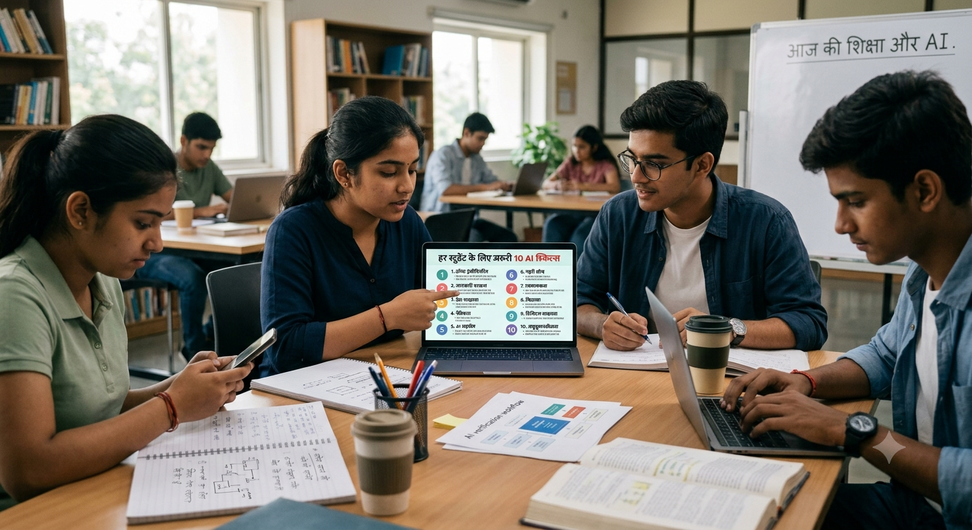 हर स्टूडेंट के लिए ज़रूरी 10 AI स्किल्स [ 10 Best AI skills]
