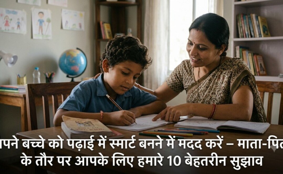 अपने बच्चे को पढ़ाई में स्मार्ट बनने में मदद करें – माता-पिता के तौर पर आपके लिए हमारे 10 Powerful सुझाव