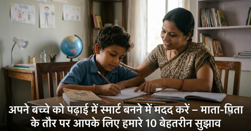 अपने बच्चे को पढ़ाई में स्मार्ट