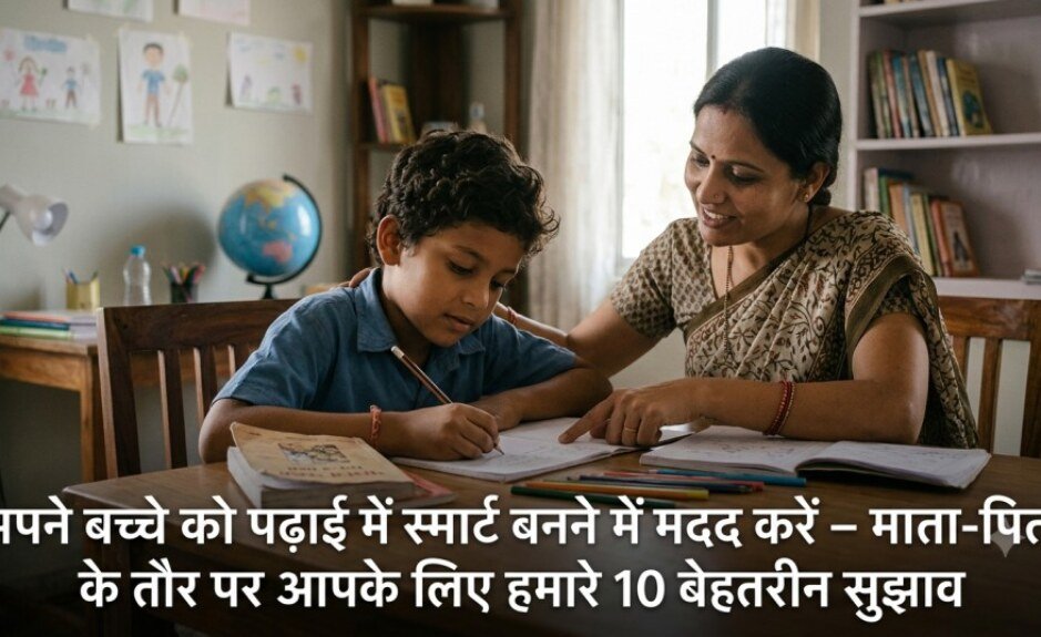 अपने बच्चे को पढ़ाई में स्मार्ट बनने में मदद करें – माता-पिता के तौर पर आपके लिए हमारे 10 Powerful सुझाव